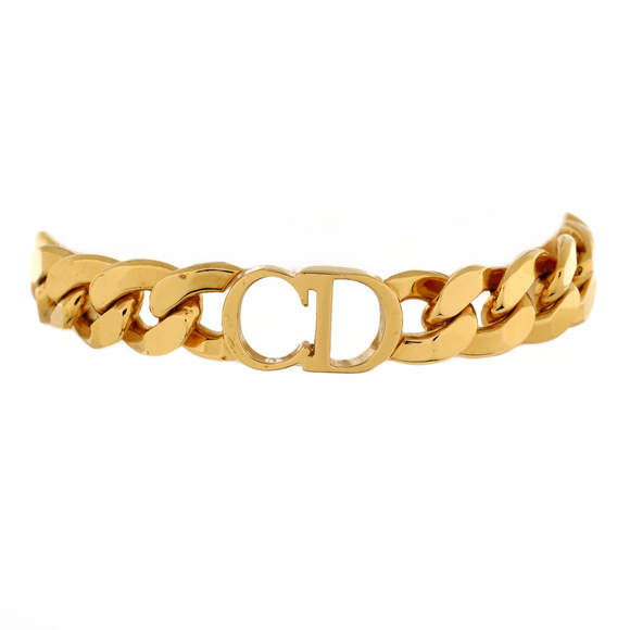 Christian Dior  Danseuse Etoile CD Chain Bracelet Metal - Picture 1 of 3